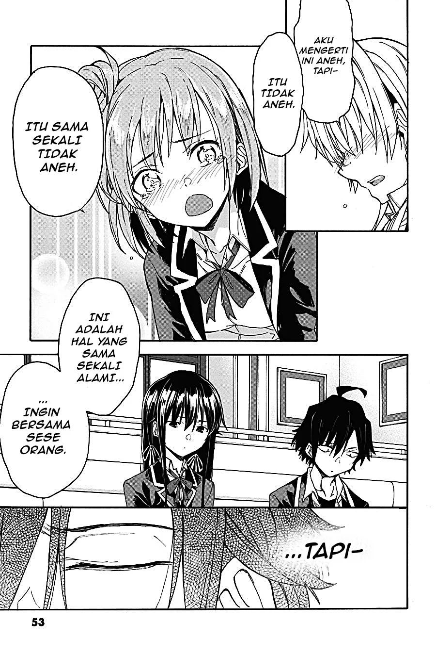 Yahari Ore no Seishun Love Come wa Machigatteiru @comic Chapter 76 - halaman 3