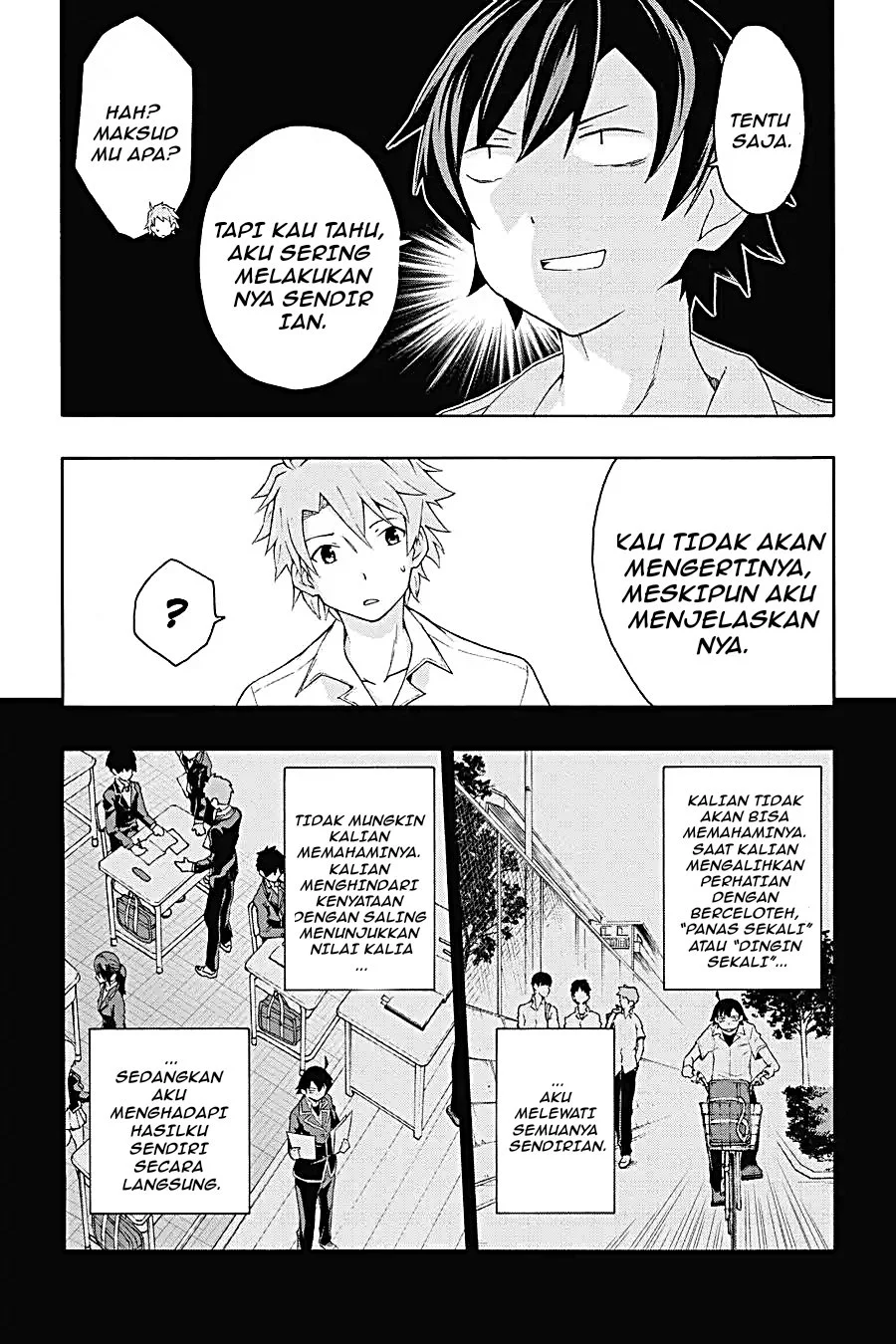 Yahari Ore no Seishun Love Come wa Machigatteiru @comic Chapter 8.1 - halaman 4