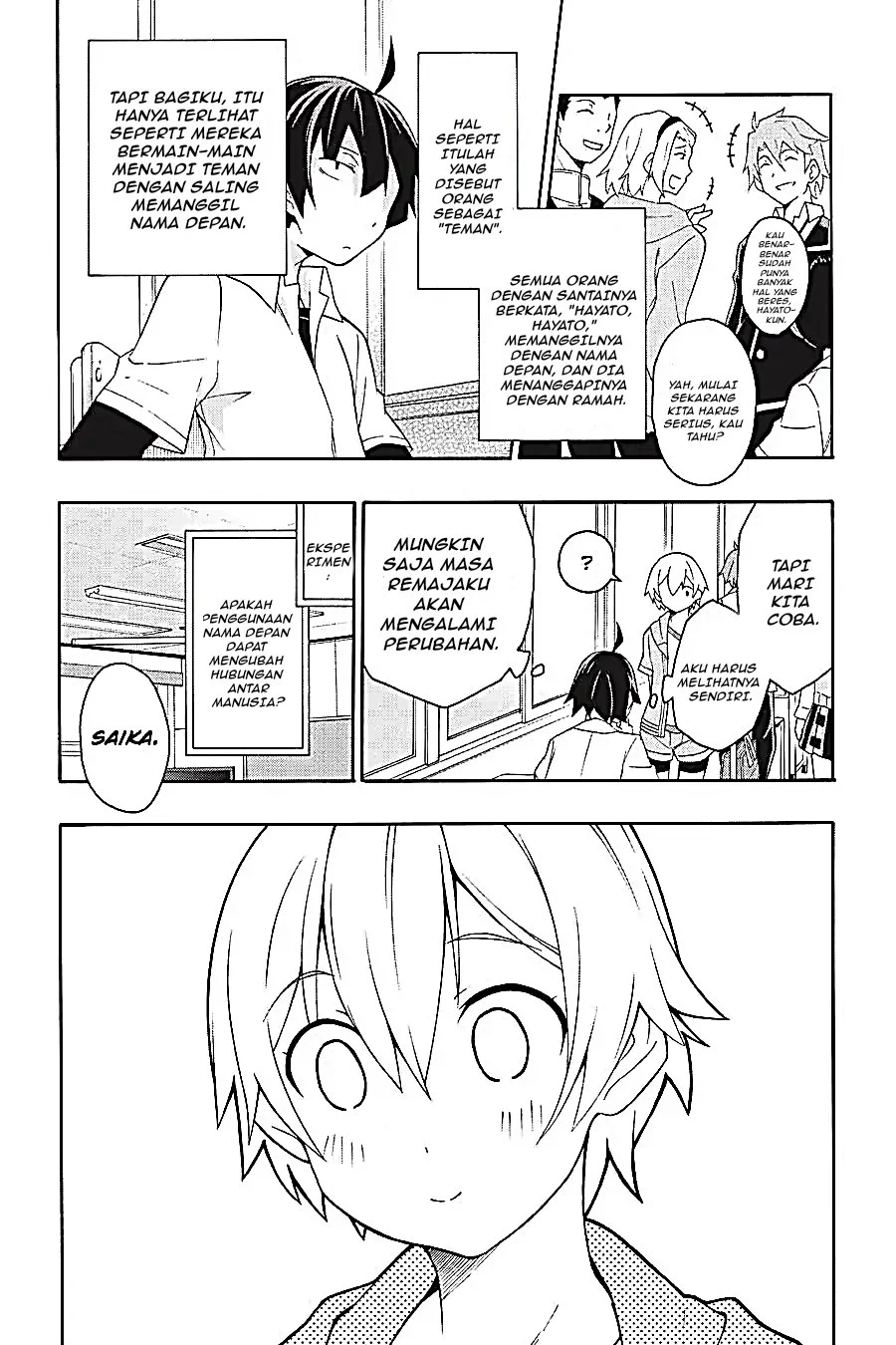 Yahari Ore no Seishun Love Come wa Machigatteiru @comic Chapter 9.1 - halaman 2