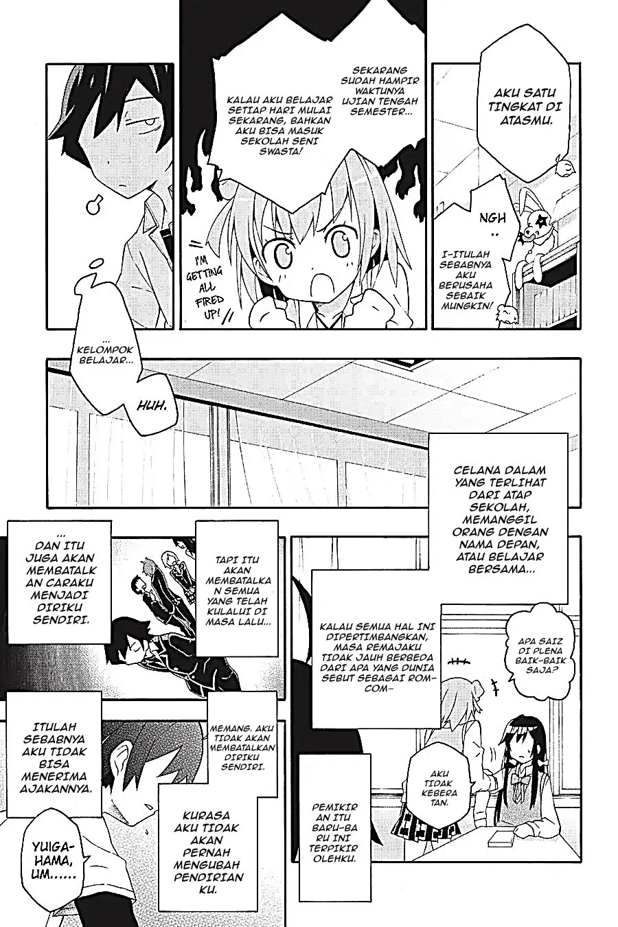 Yahari Ore no Seishun Love Come wa Machigatteiru @comic Chapter 9.2 - halaman 3