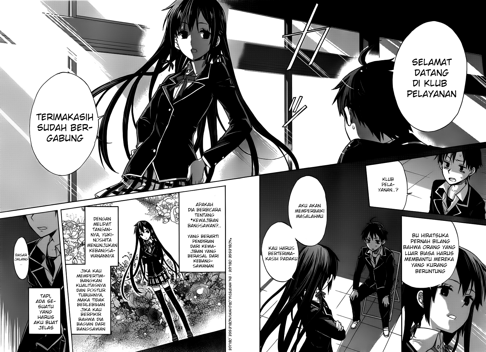 Yahari Ore no Seishun Love Comedy wa Machigatteiru.: Monologue Chapter 1 - halaman 28