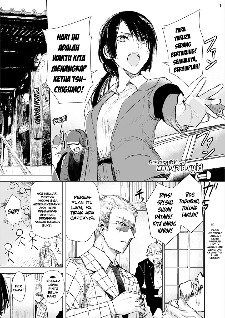 Yakuza to Metsuki no Warui Onna Keiji no Hanashi Chapter 1 - halaman 5