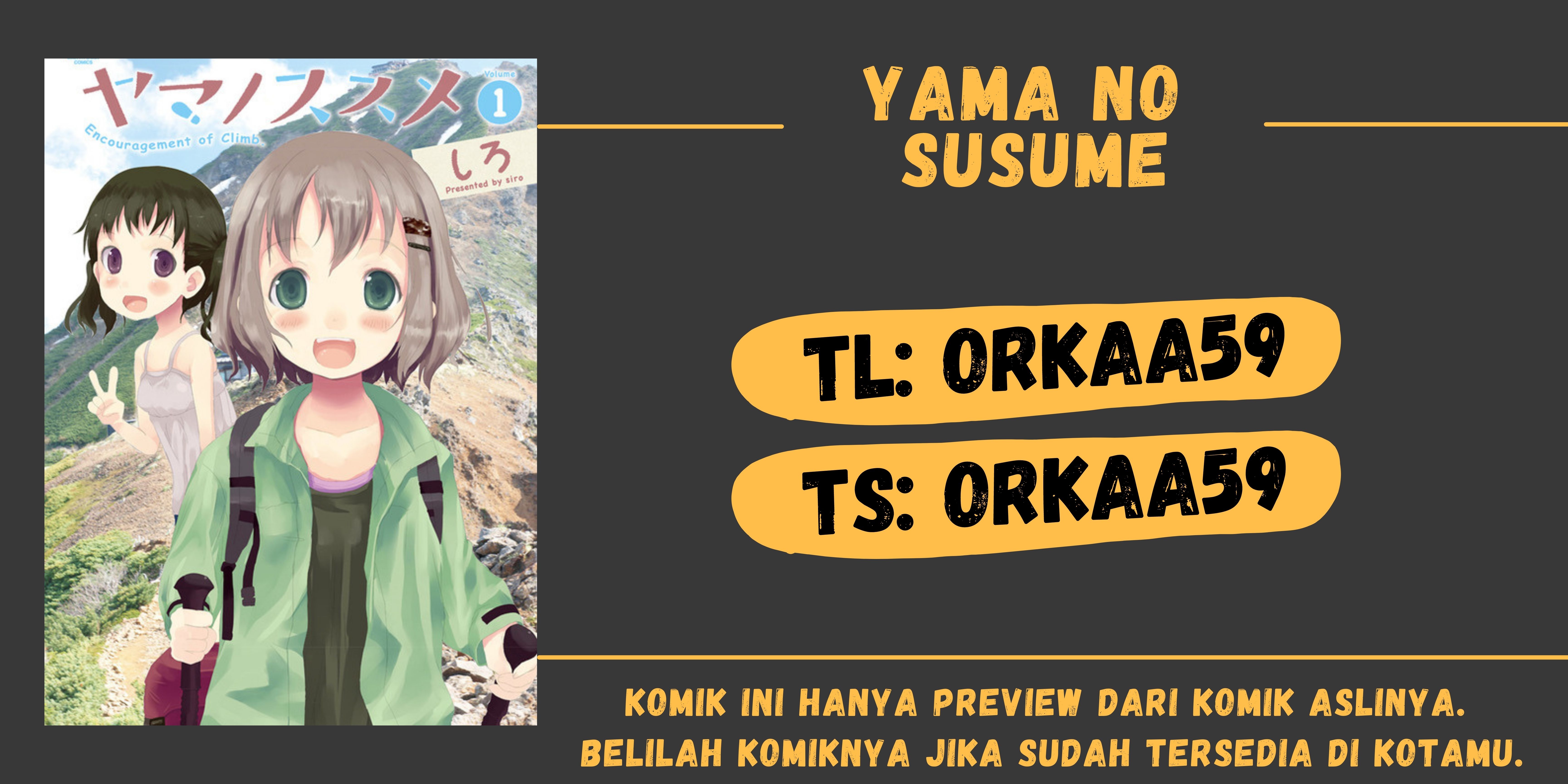 Yama no Susume Chapter 2 - halaman 1