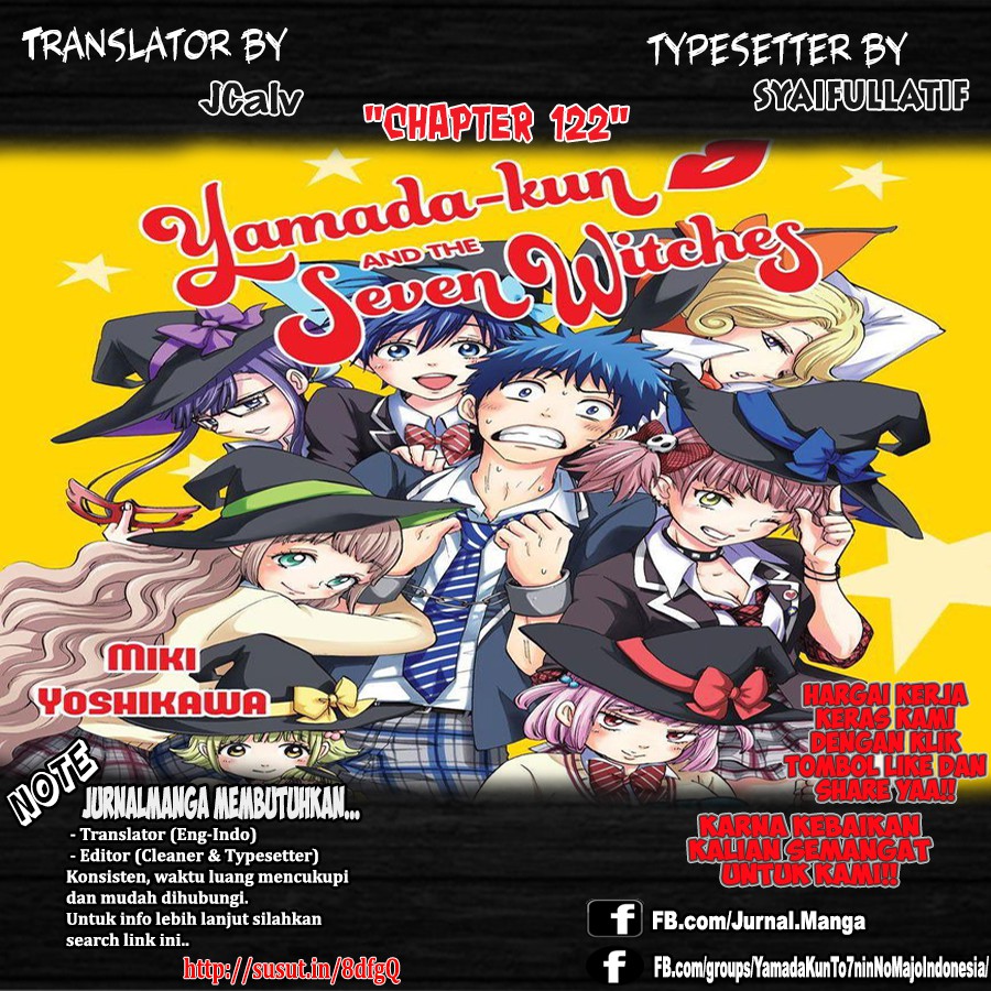 Yamada-kun to 7-nin no Majo Chapter 122 - halaman 1