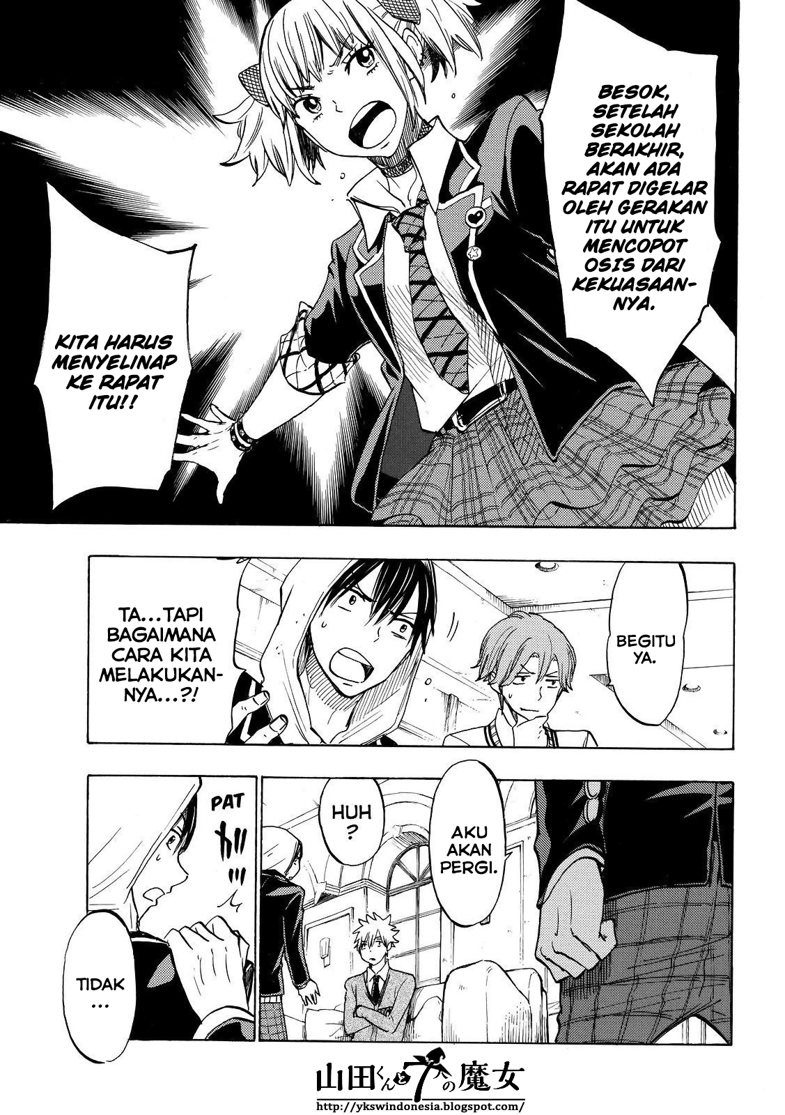 Yamada-kun to 7-nin no Majo Chapter 135 - halaman 4