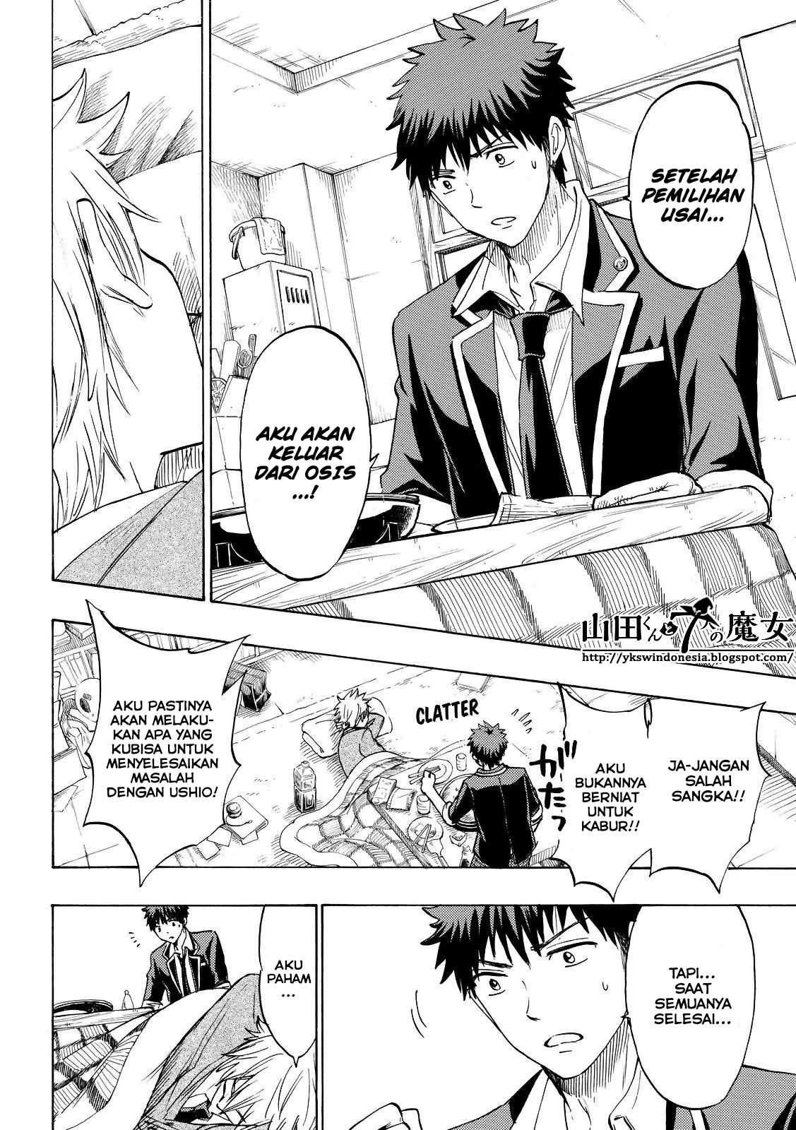 Yamada-kun to 7-nin no Majo Chapter 140 - halaman 17