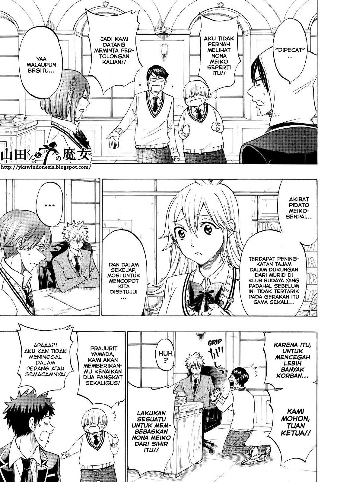 Yamada-kun to 7-nin no Majo Chapter 140 - halaman 8