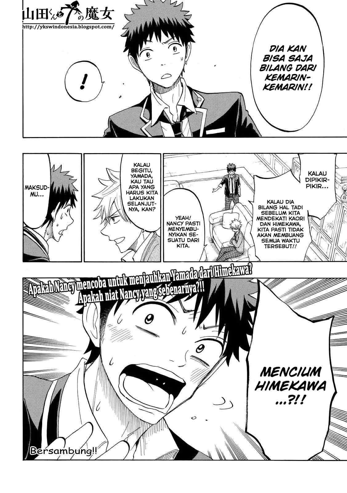 Yamada-kun to 7-nin no Majo Chapter 149 - halaman 21
