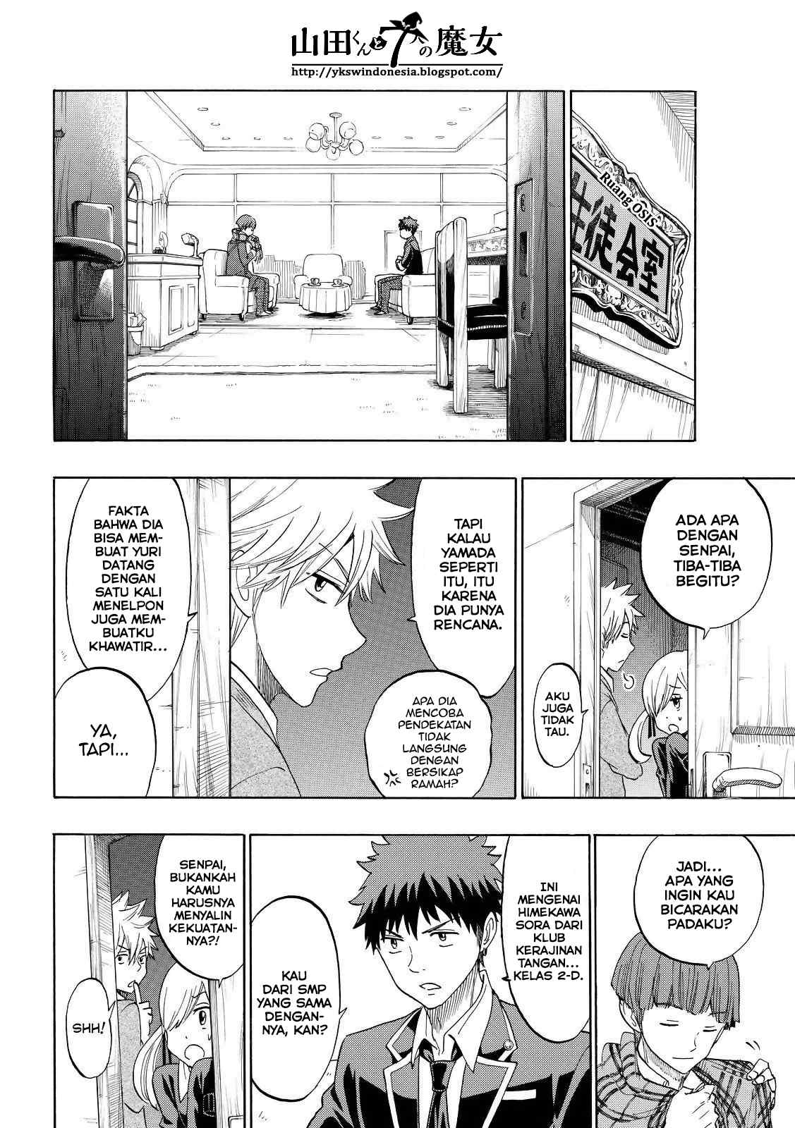 Yamada-kun to 7-nin no Majo Chapter 151 - halaman 15