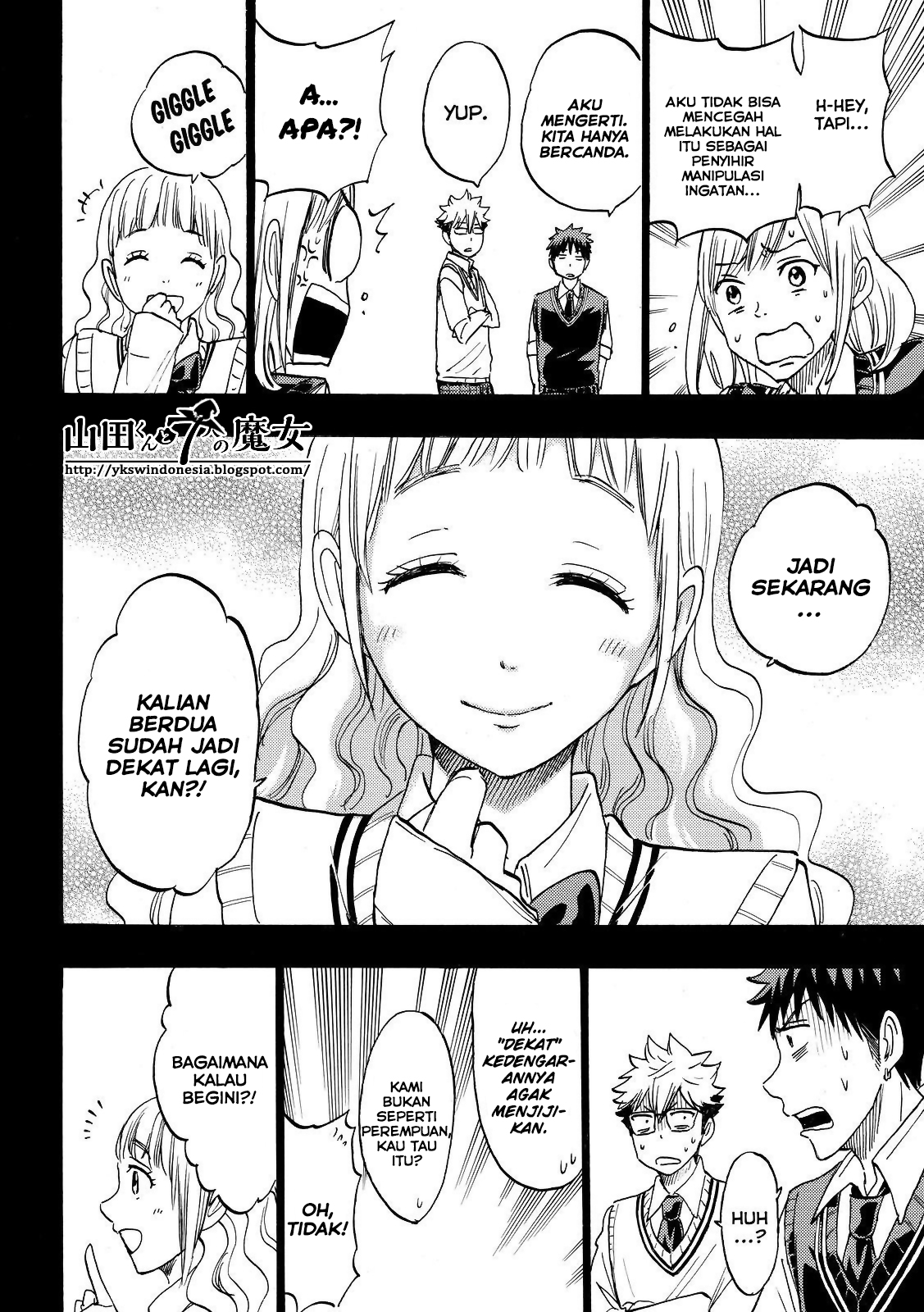 Yamada-kun to 7-nin no Majo Chapter 160 - halaman 19