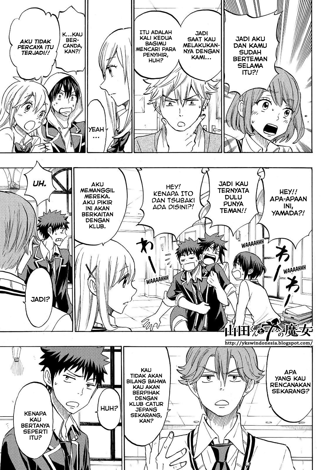 Yamada-kun to 7-nin no Majo Chapter 163 - halaman 4