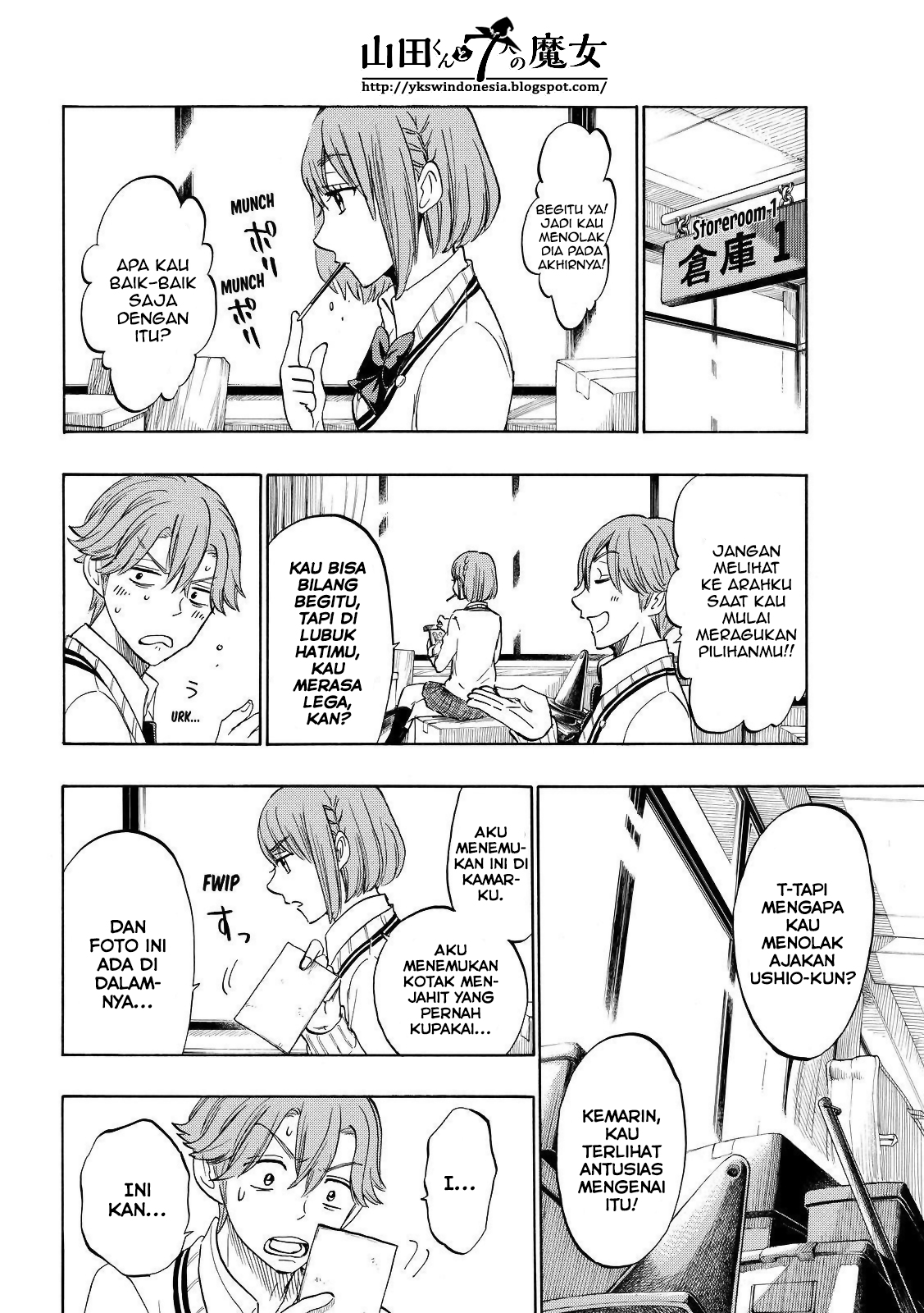 Yamada-kun to 7-nin no Majo Chapter 164 - halaman 19