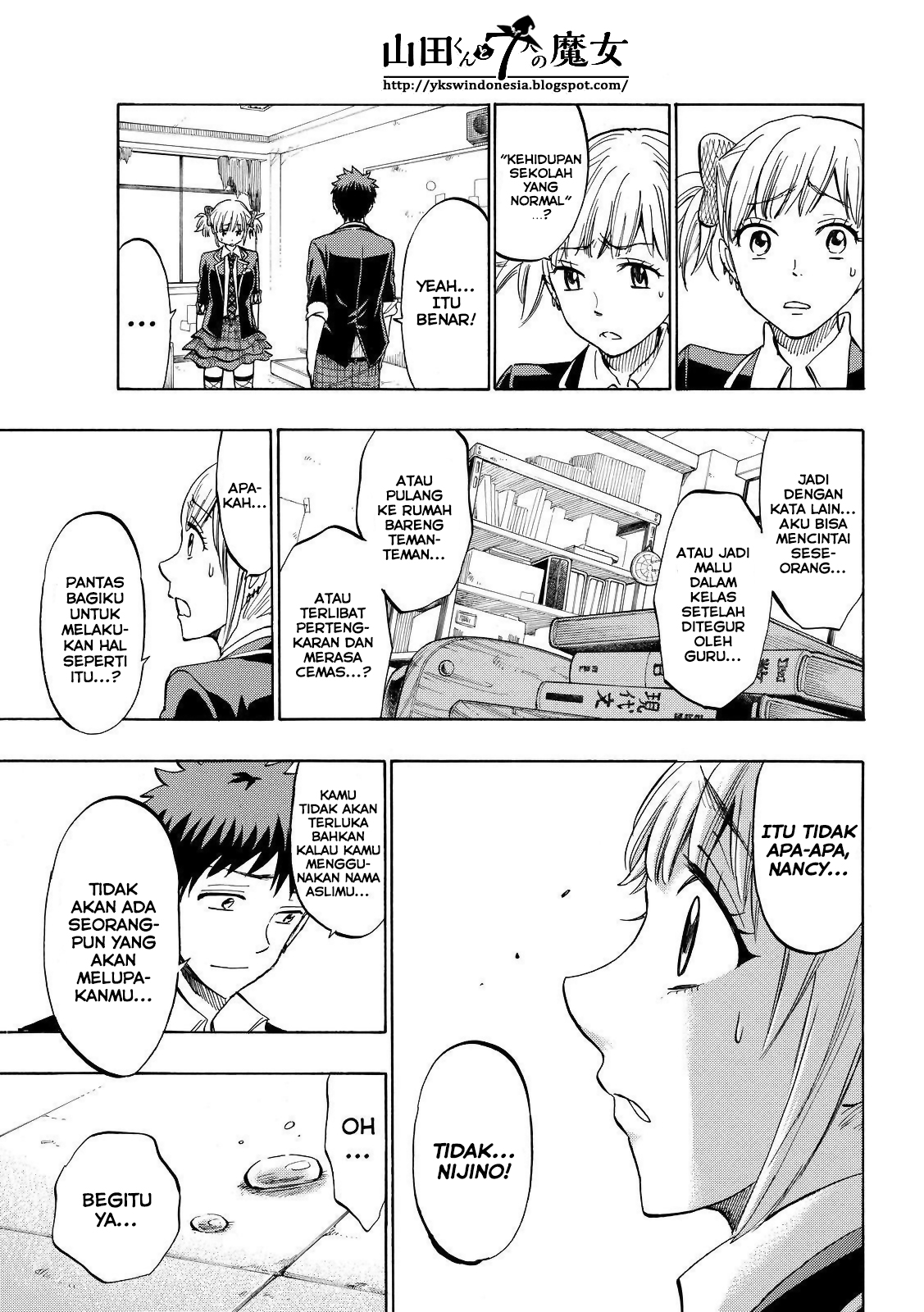 Yamada-kun to 7-nin no Majo Chapter 165 - halaman 19