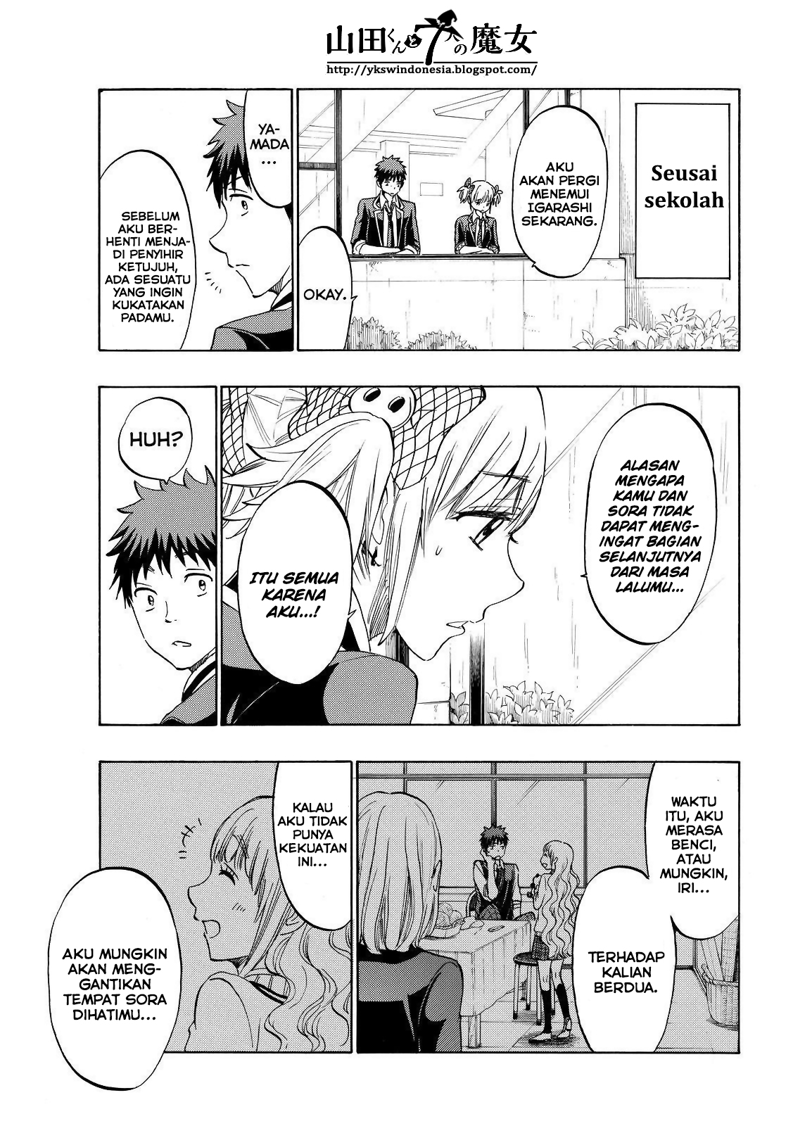 Yamada-kun to 7-nin no Majo Chapter 165 - halaman 21