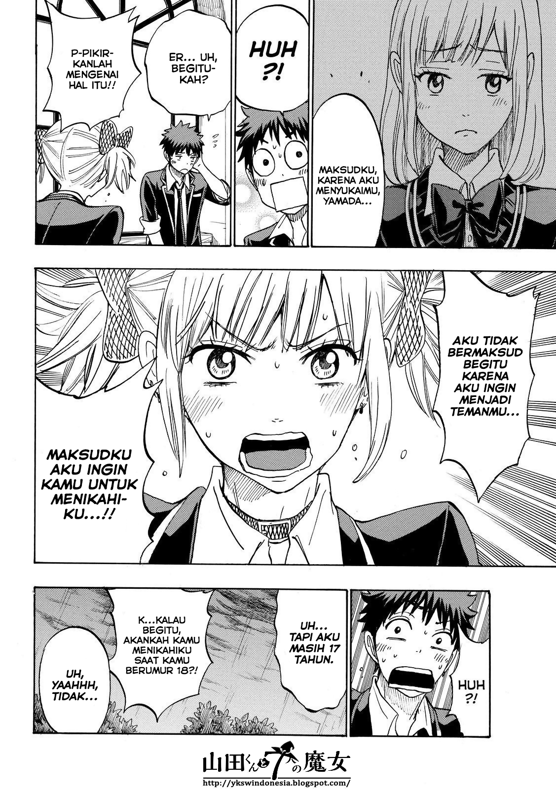 Yamada-kun to 7-nin no Majo Chapter 165 - halaman 22