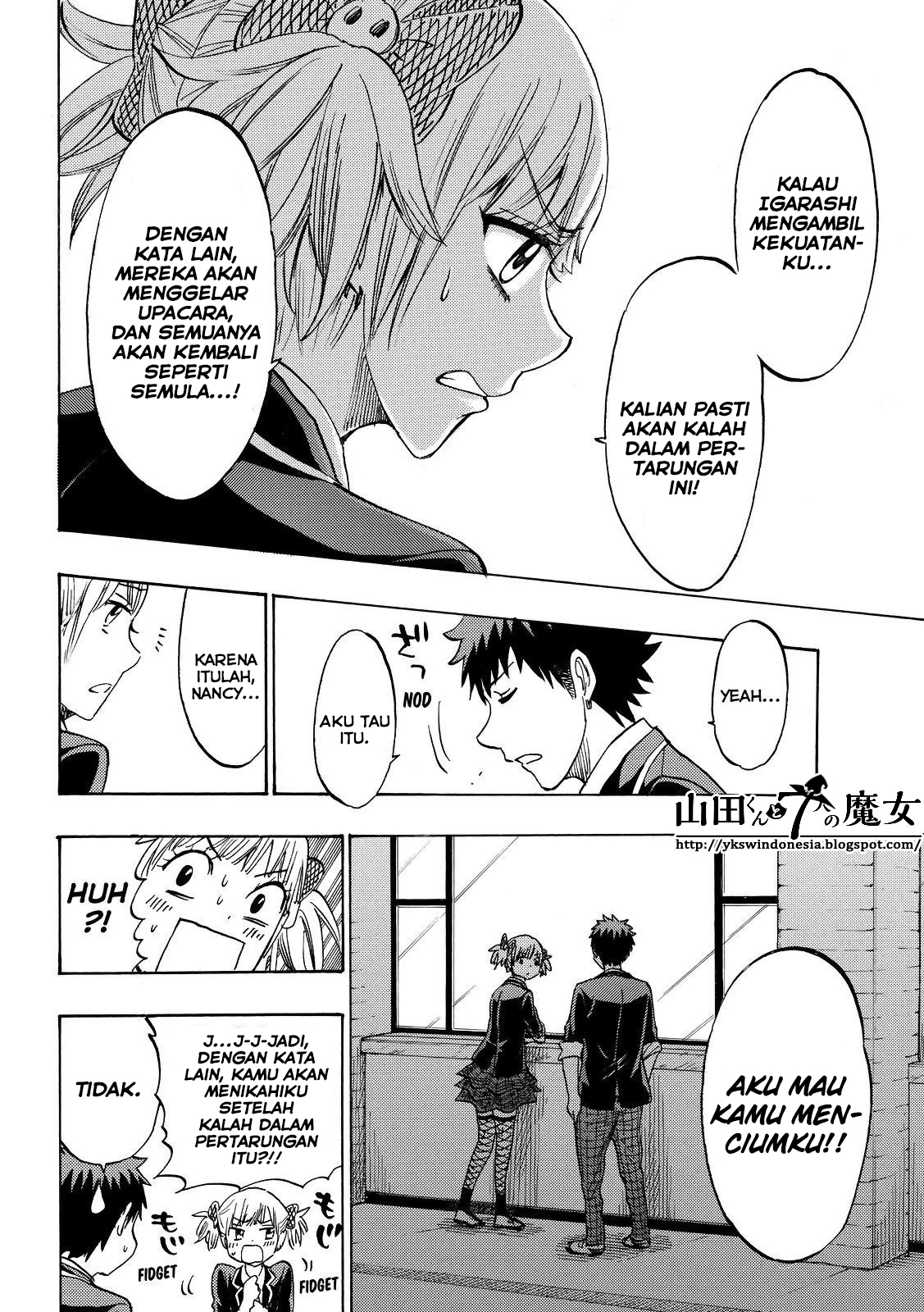 Yamada-kun to 7-nin no Majo Chapter 165 - halaman 24