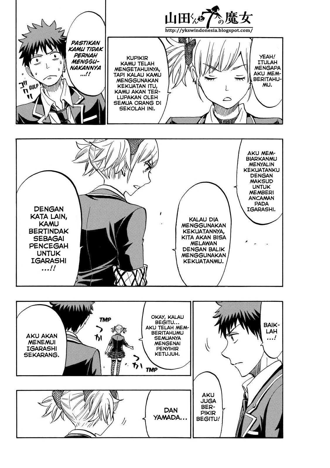 Yamada-kun to 7-nin no Majo Chapter 166 - halaman 10