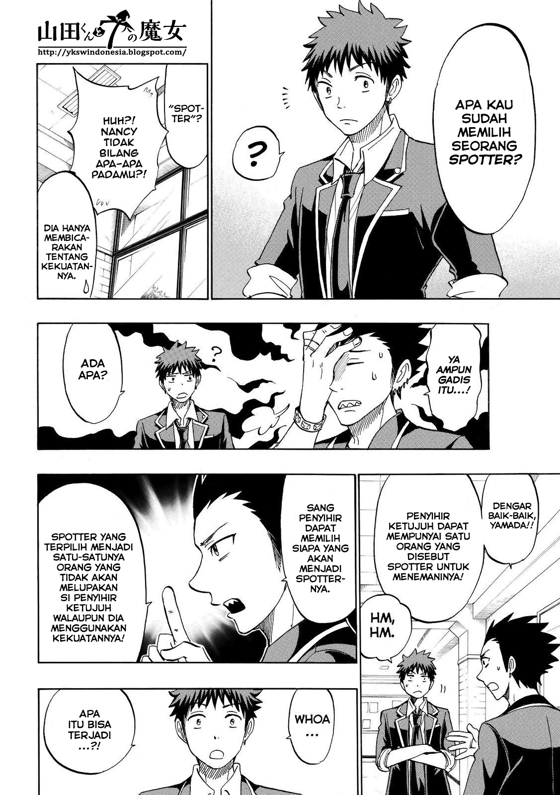 Yamada-kun to 7-nin no Majo Chapter 166 - halaman 16
