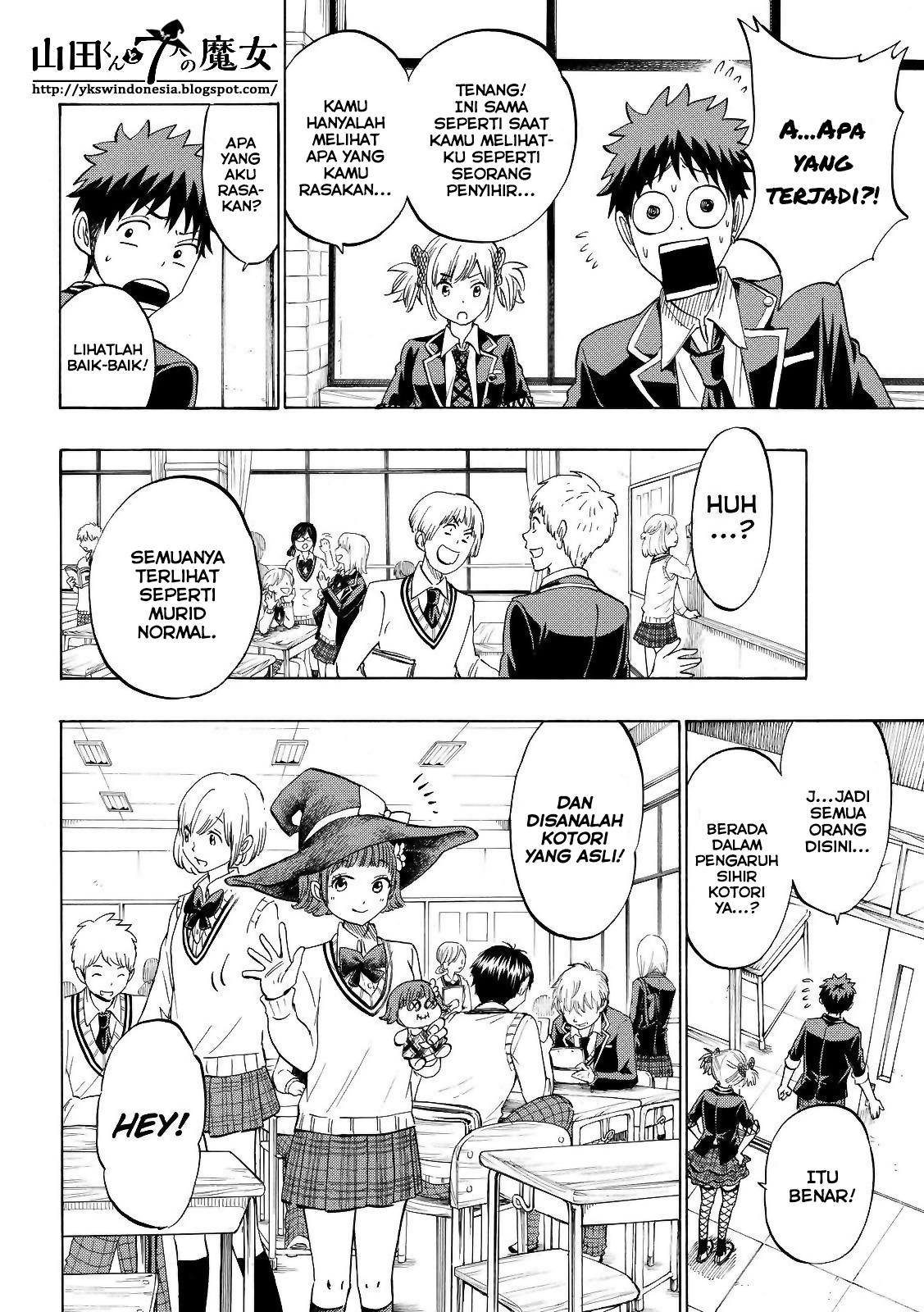 Yamada-kun to 7-nin no Majo Chapter 166 - halaman 8