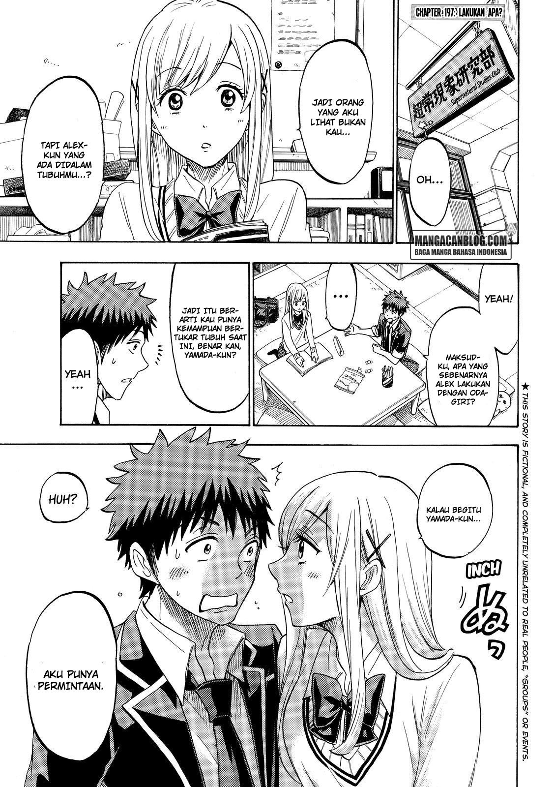 Yamada-kun to 7-nin no Majo Chapter 197 - halaman 1
