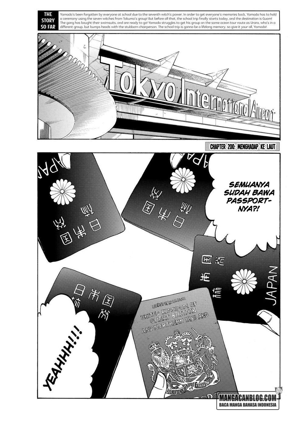 Yamada-kun to 7-nin no Majo Chapter 200 - halaman 2