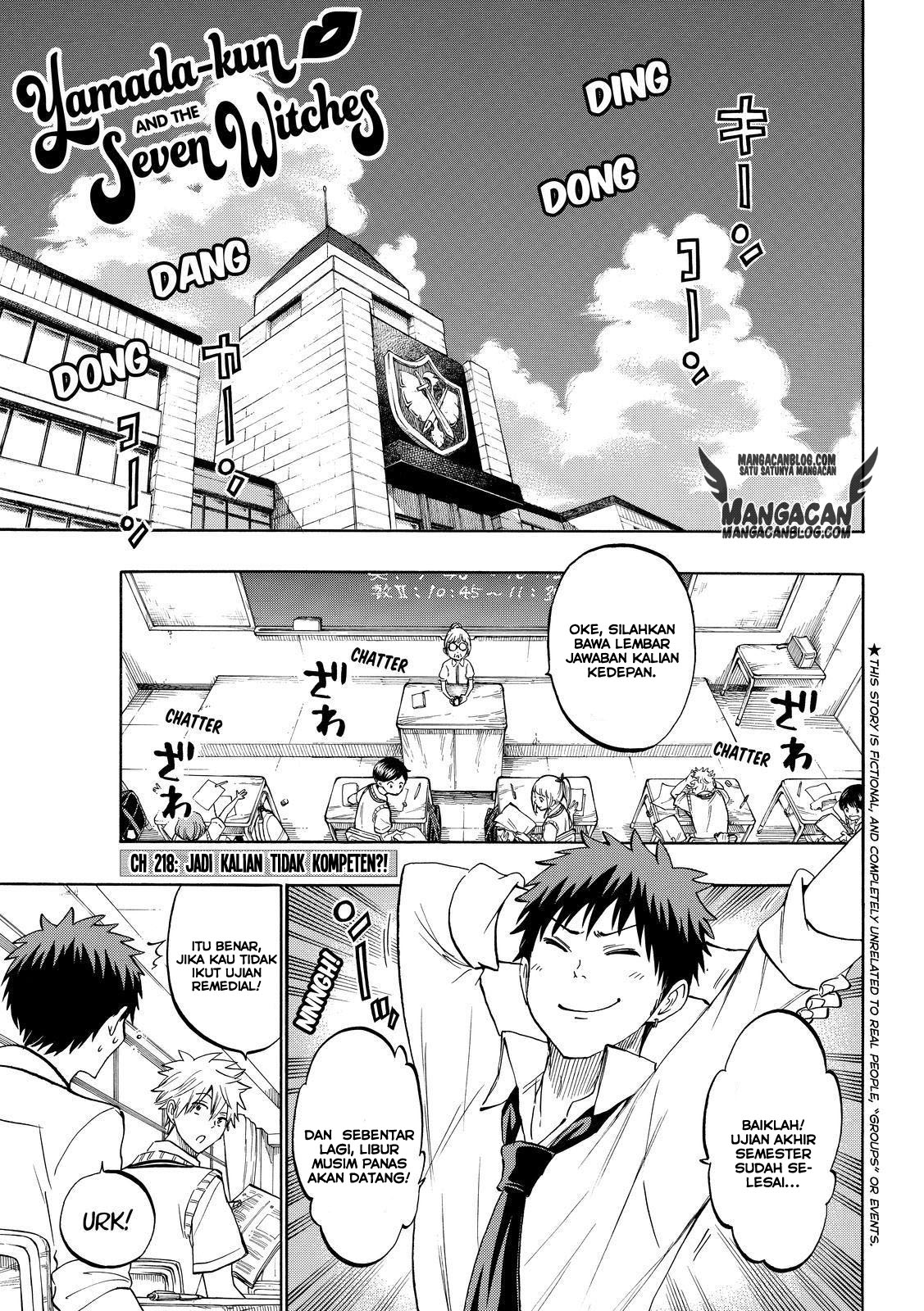 Yamada-kun to 7-nin no Majo Chapter 218 - halaman 1