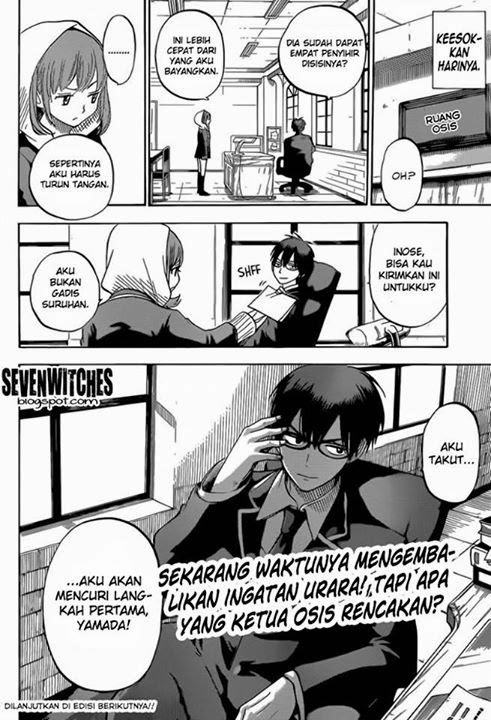 Yamada-kun to 7-nin no Majo Chapter 79 - halaman 21