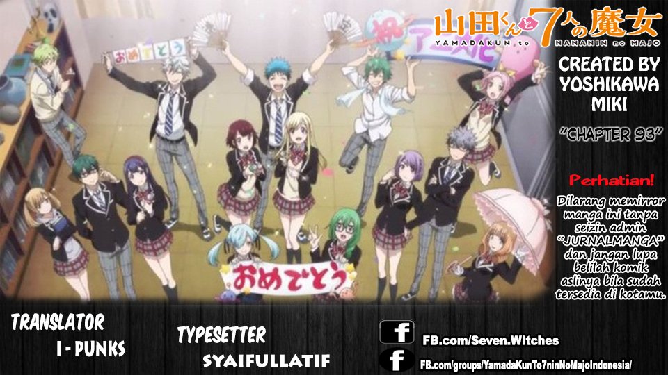 Yamada-kun to 7-nin no Majo Chapter 93 - halaman 1