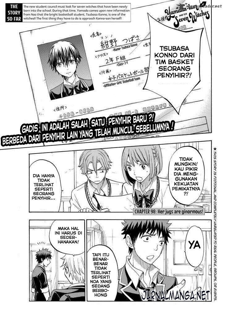 Yamada-kun to 7-nin no Majo Chapter 98 - halaman 2