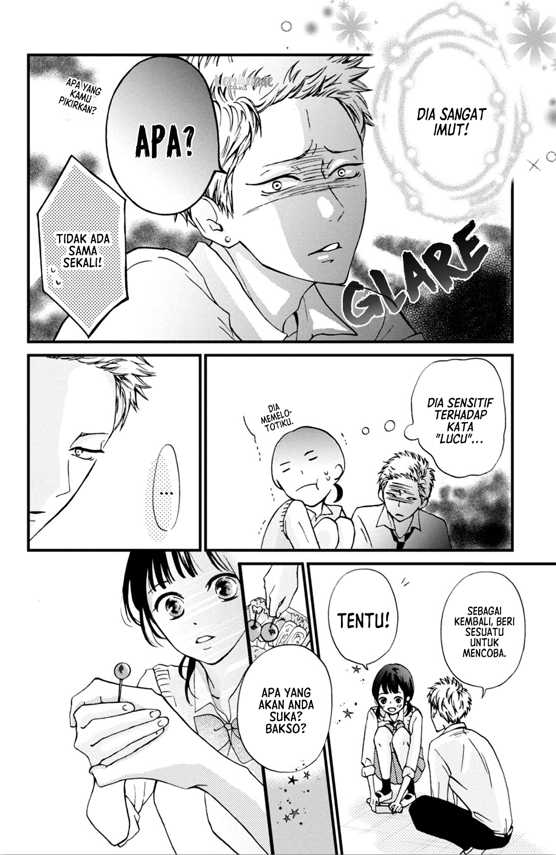 Yamaguchi-kun wa Warukunai Chapter 3 - halaman 17