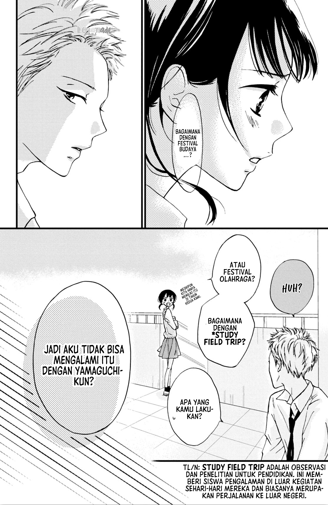 Yamaguchi-kun wa Warukunai Chapter 3 - halaman 27