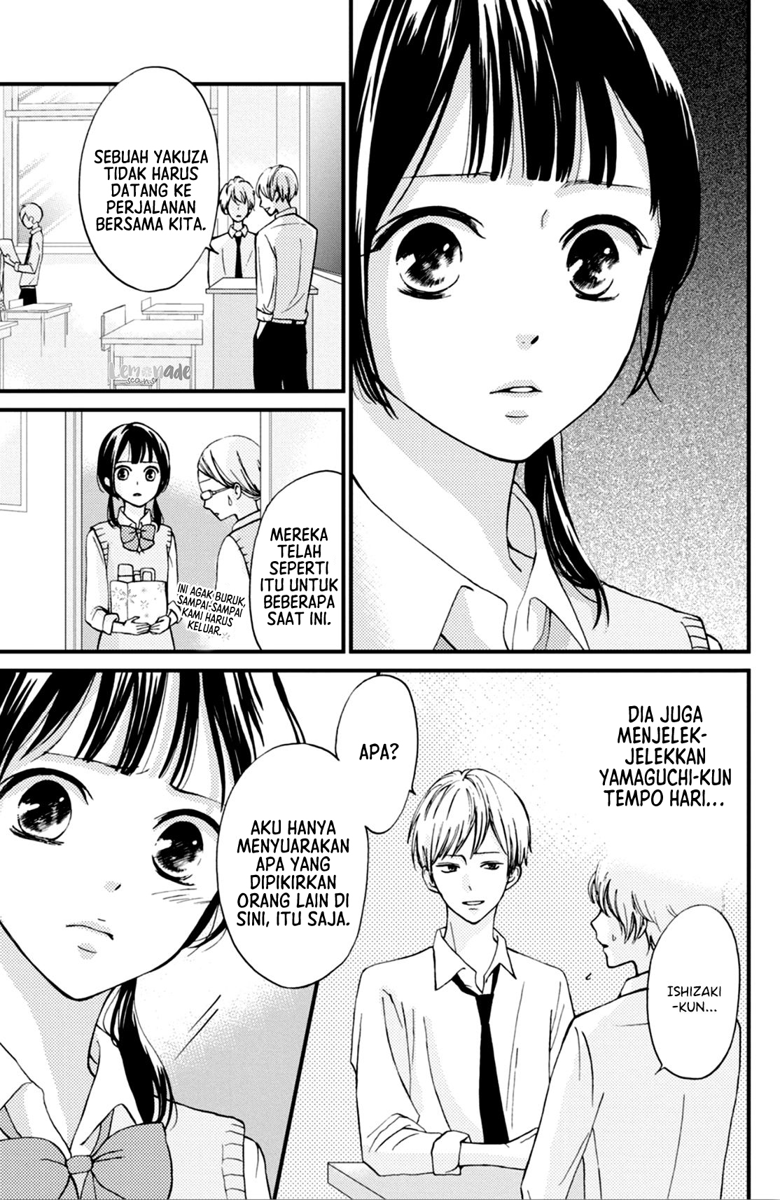 Yamaguchi-kun wa Warukunai Chapter 3 - halaman 32