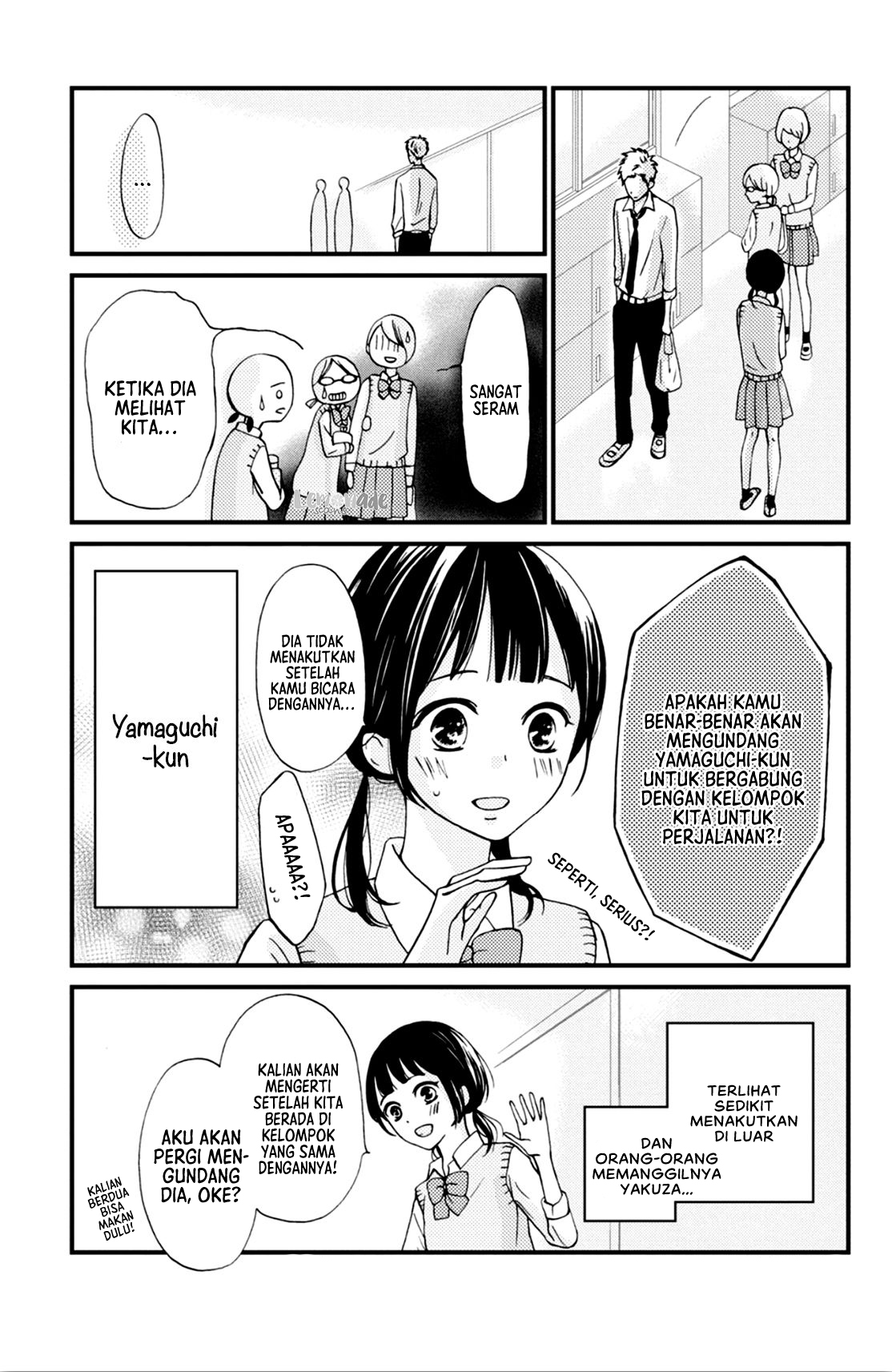 Yamaguchi-kun wa Warukunai Chapter 3 - halaman 6