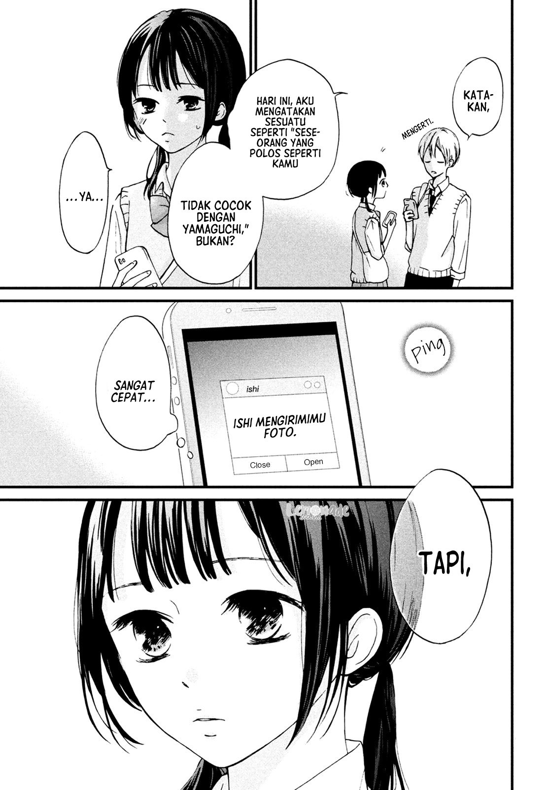 Yamaguchi-kun wa Warukunai Chapter 5 - halaman 23