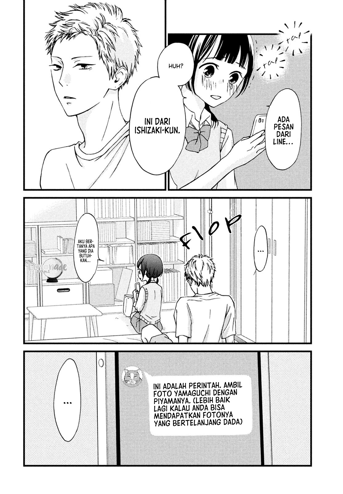 Yamaguchi-kun wa Warukunai Chapter 6 - halaman 22