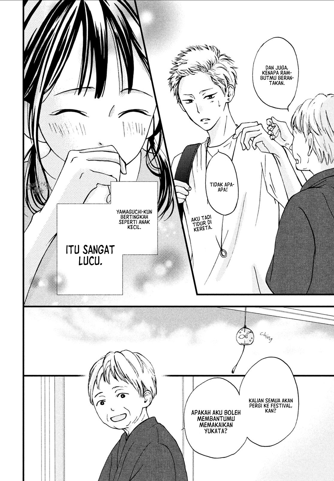 Yamaguchi-kun wa Warukunai Chapter 7 - halaman 16