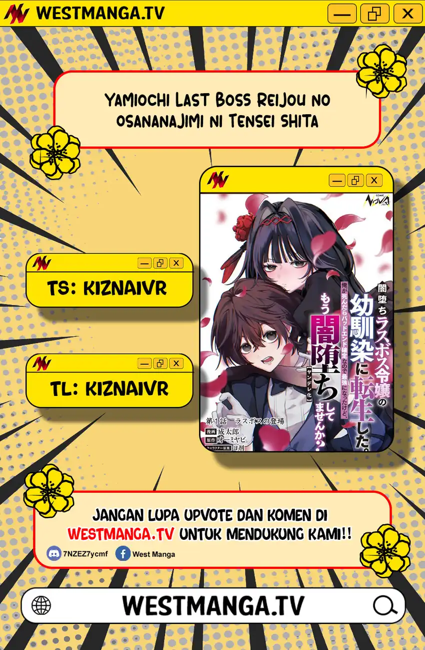 Yami-ochi Rasu Bosu Reijou No Osananajimi Ni Tensei Shita. Ore Ga Shindara Bad End Kakutei Na Node Saikyou Ni Natta Kedo, Mou Yami-ochi “yandere-ka” Shitemasen Ka? Chapter 9 - halaman 1