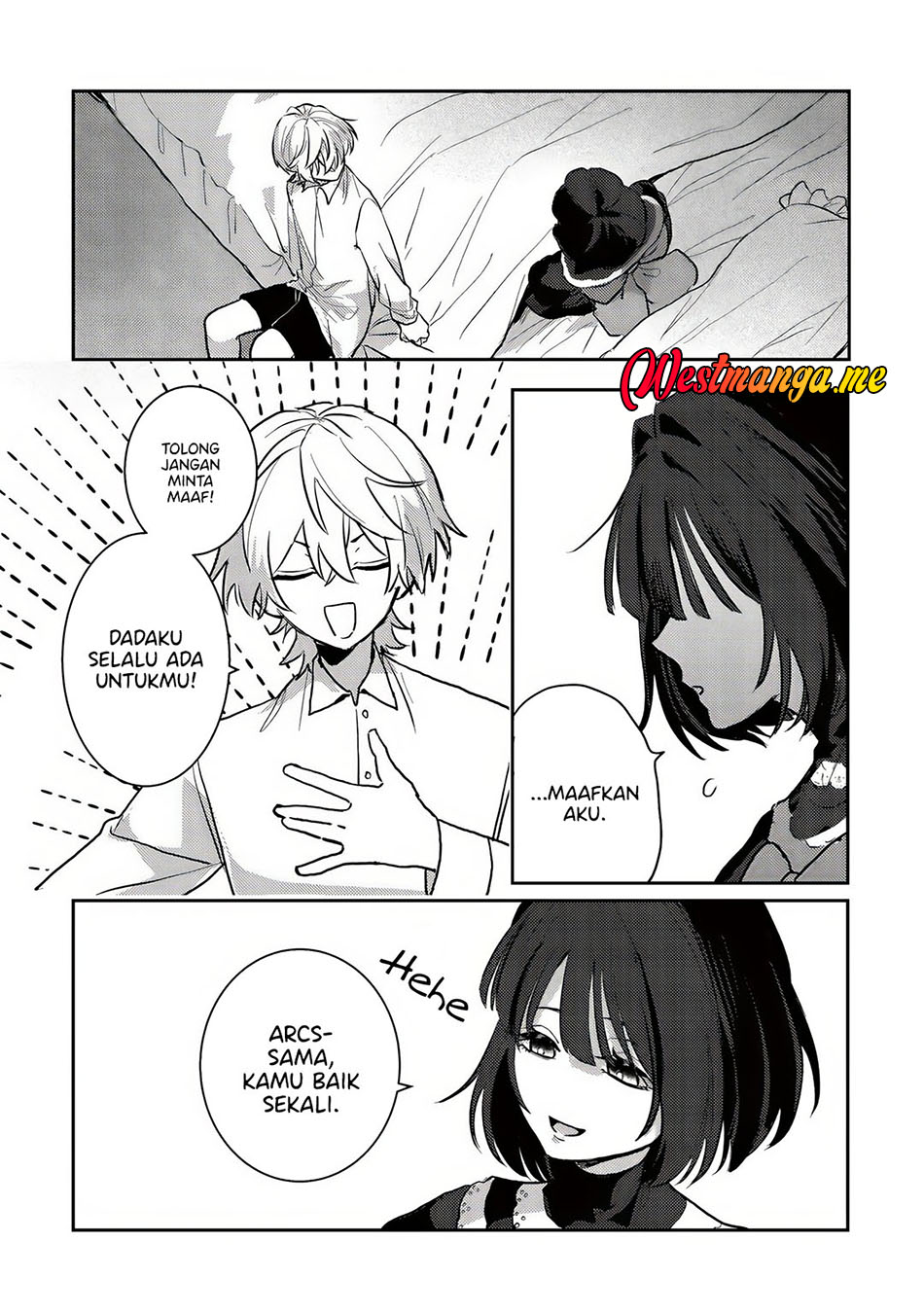 Yamiochi Last Boss Reijou no Osananajimi ni Tensei shita. Ore ga Shindara Bad End Kakutei nanode Saikyou ni Natta kedo, Mou Yamiochi "Yandere-ka" shitemasen ka? Chapter 2 - halaman 12