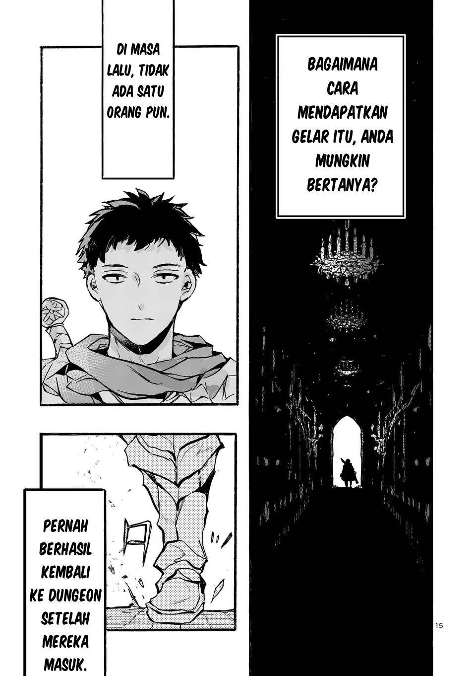 Yamiochi Yuusha no Haishin Haishin~Tsuihousare, Kakushi Boss Beya ni Hourikomareta Kekka, Boss to Tansakushagari Haishin wo Hajimeru~@comic Chapter 1 - halaman 15