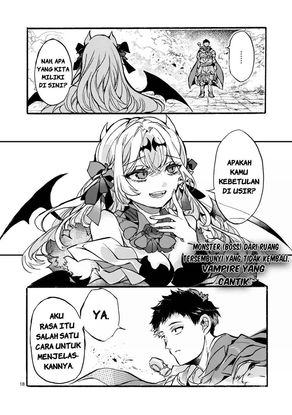 Yamiochi Yuusha no Haishin Haishin~Tsuihousare, Kakushi Boss Beya ni Hourikomareta Kekka, Boss to Tansakushagari Haishin wo Hajimeru~@comic Chapter 1 - halaman 18