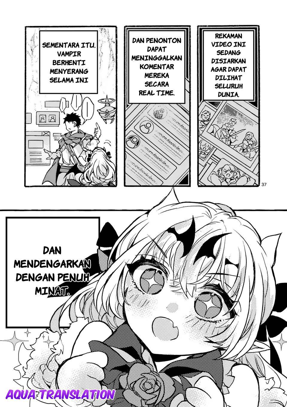 Yamiochi Yuusha no Haishin Haishin~Tsuihousare, Kakushi Boss Beya ni Hourikomareta Kekka, Boss to Tansakushagari Haishin wo Hajimeru~@comic Chapter 1 - halaman 37