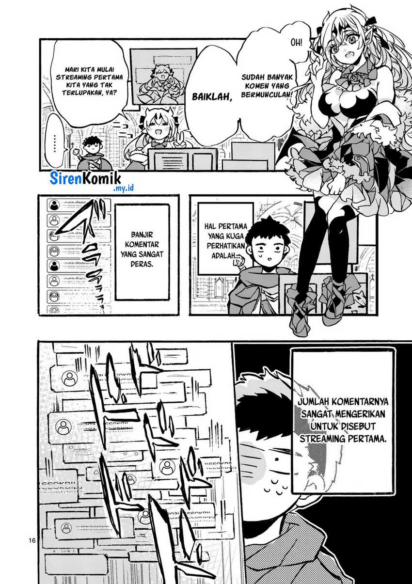 Yamiochi Yuusha no Haishin Haishin~Tsuihousare, Kakushi Boss Beya ni Hourikomareta Kekka, Boss to Tansakushagari Haishin wo Hajimeru~@comic Chapter 2 - halaman 17