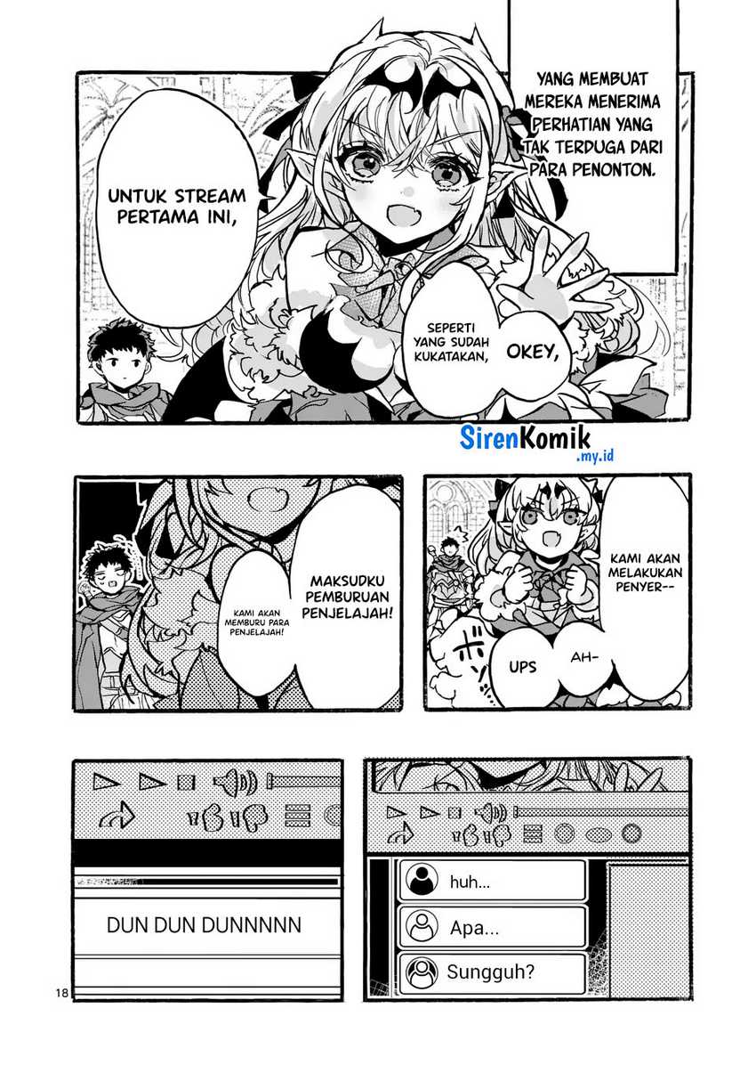 Yamiochi Yuusha no Haishin Haishin~Tsuihousare, Kakushi Boss Beya ni Hourikomareta Kekka, Boss to Tansakushagari Haishin wo Hajimeru~@comic Chapter 2 - halaman 19