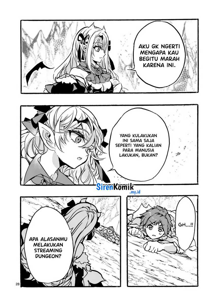 Yamiochi Yuusha no Haishin Haishin~Tsuihousare, Kakushi Boss Beya ni Hourikomareta Kekka, Boss to Tansakushagari Haishin wo Hajimeru~@comic Chapter 2 - halaman 29