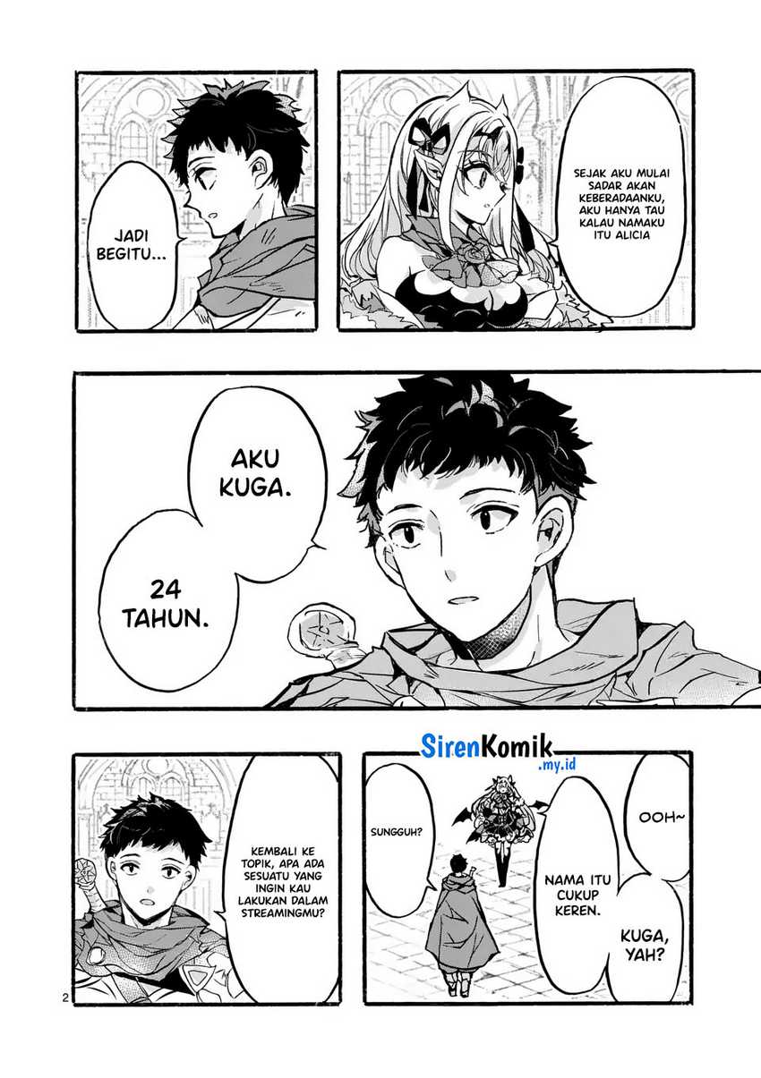Yamiochi Yuusha no Haishin Haishin~Tsuihousare, Kakushi Boss Beya ni Hourikomareta Kekka, Boss to Tansakushagari Haishin wo Hajimeru~@comic Chapter 2 - halaman 3