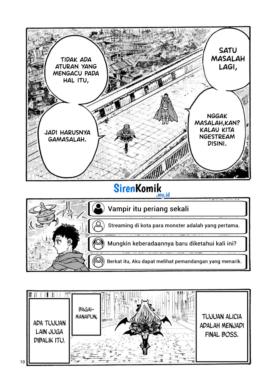 Yamiochi Yuusha no Haishin Haishin~Tsuihousare, Kakushi Boss Beya ni Hourikomareta Kekka, Boss to Tansakushagari Haishin wo Hajimeru~@comic Chapter 3.2 - halaman 10