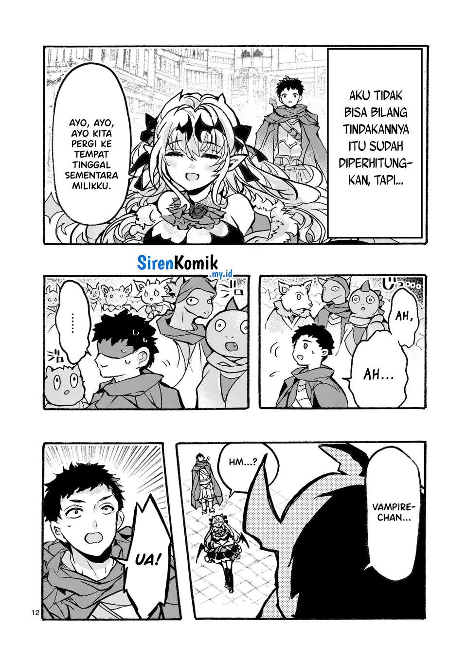 Yamiochi Yuusha no Haishin Haishin~Tsuihousare, Kakushi Boss Beya ni Hourikomareta Kekka, Boss to Tansakushagari Haishin wo Hajimeru~@comic Chapter 3.2 - halaman 12