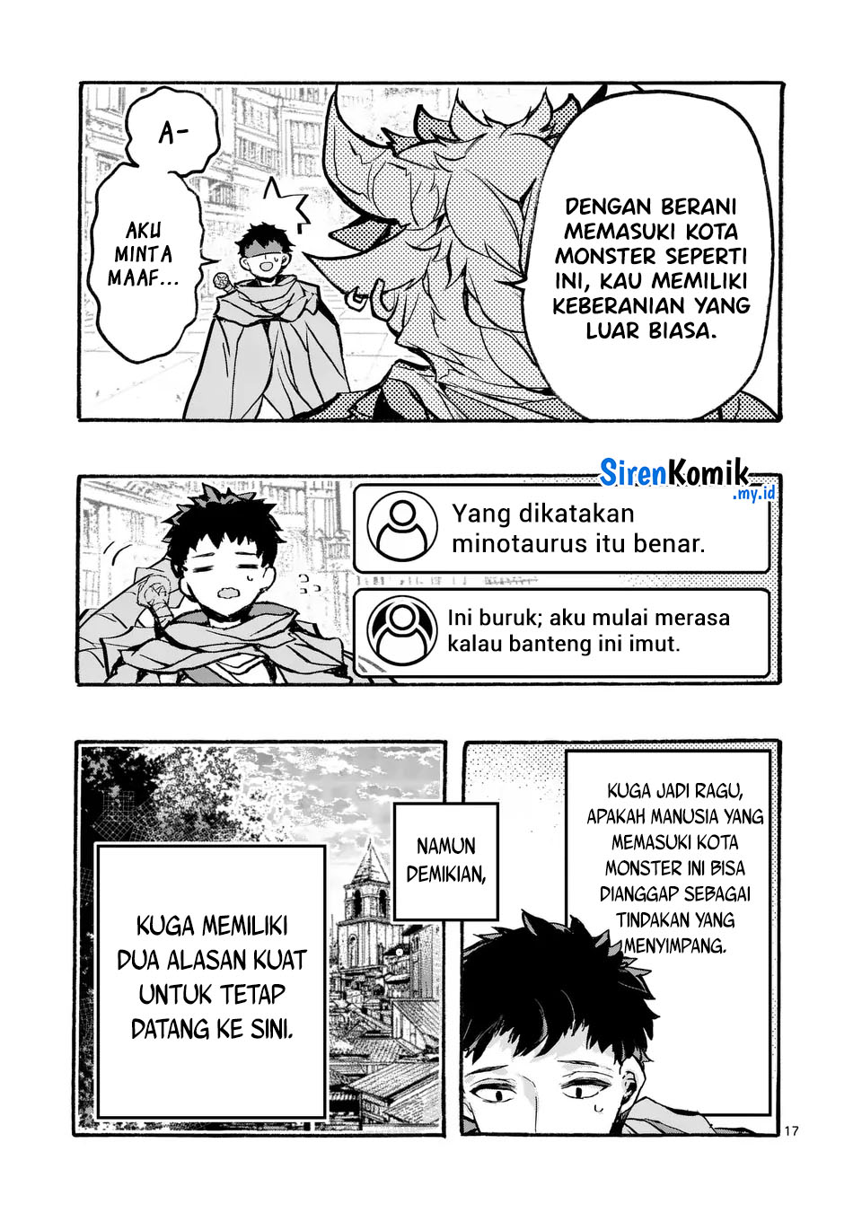 Yamiochi Yuusha no Haishin Haishin~Tsuihousare, Kakushi Boss Beya ni Hourikomareta Kekka, Boss to Tansakushagari Haishin wo Hajimeru~@comic Chapter 3.2 - halaman 17