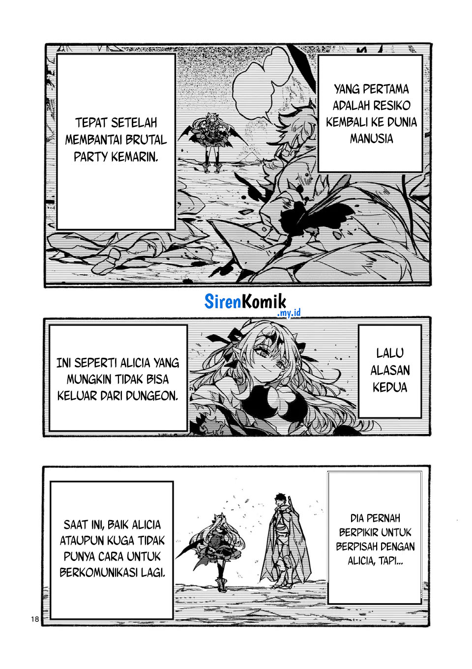 Yamiochi Yuusha no Haishin Haishin~Tsuihousare, Kakushi Boss Beya ni Hourikomareta Kekka, Boss to Tansakushagari Haishin wo Hajimeru~@comic Chapter 3.2 - halaman 18