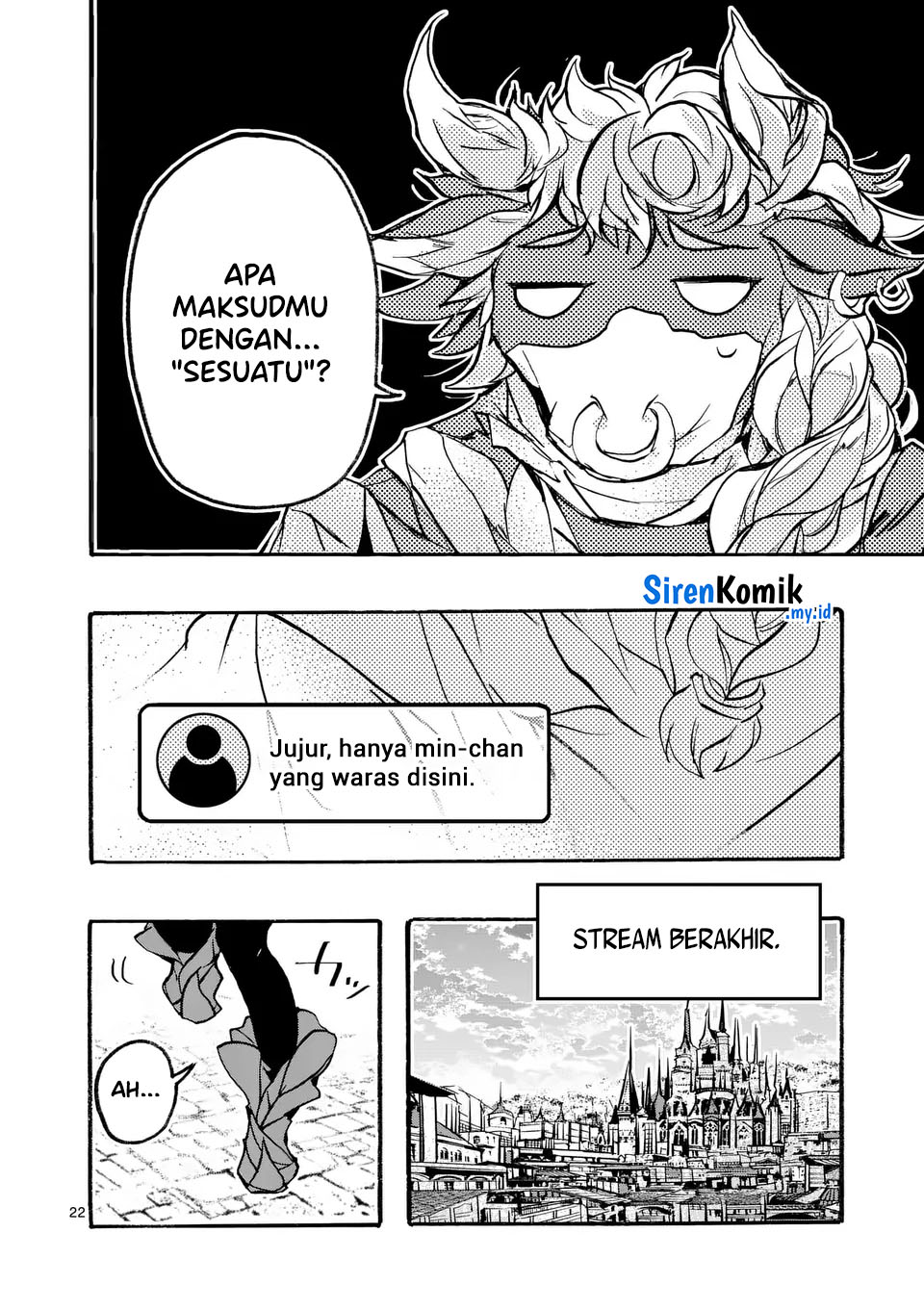 Yamiochi Yuusha no Haishin Haishin~Tsuihousare, Kakushi Boss Beya ni Hourikomareta Kekka, Boss to Tansakushagari Haishin wo Hajimeru~@comic Chapter 3.2 - halaman 22